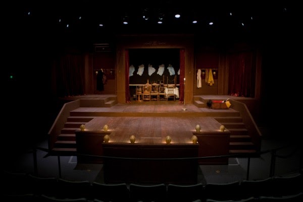 Replicas installed on SPU theater stage